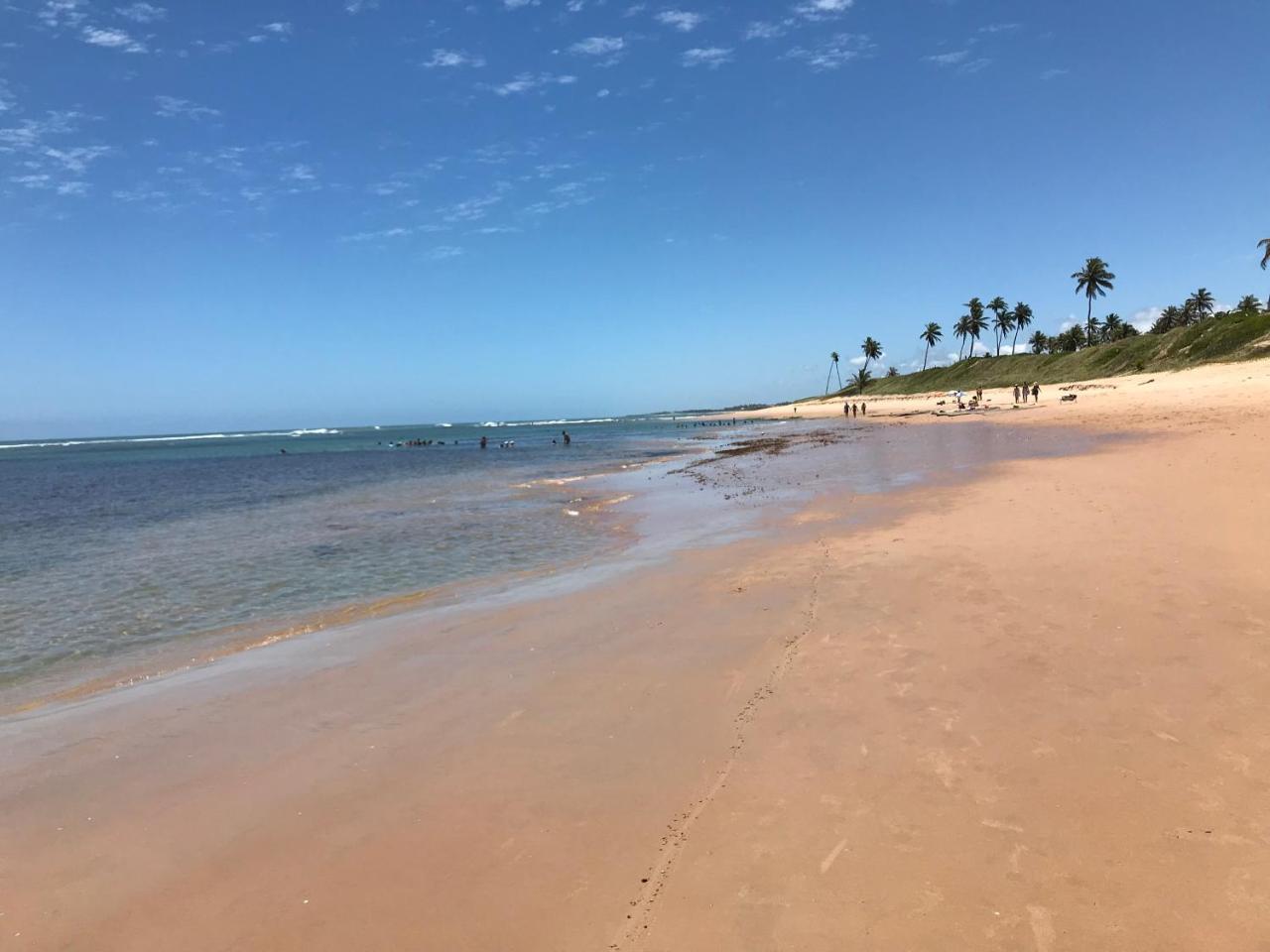 Flat Guarajuba Beira Da Praia Pe Na Areia المظهر الخارجي الصورة
