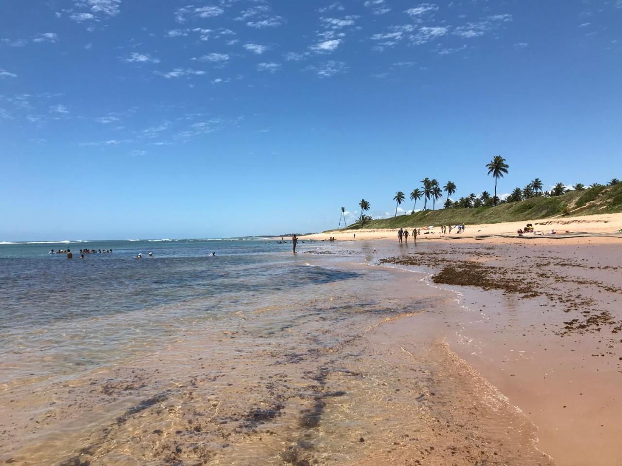 Flat Guarajuba Beira Da Praia Pe Na Areia المظهر الخارجي الصورة