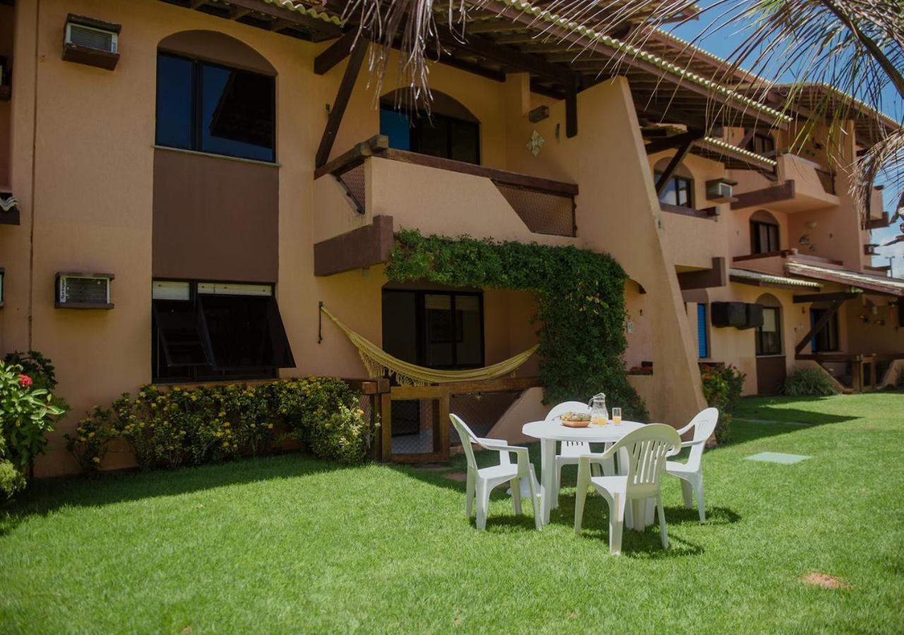Flat Guarajuba Beira Da Praia Pe Na Areia المظهر الخارجي الصورة