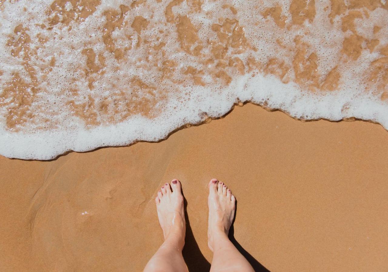 Flat Guarajuba Beira Da Praia Pe Na Areia المظهر الخارجي الصورة